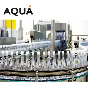 Máquina de purificación y embotellado de agua ndustrial, máquina de llenado de 8-8-3