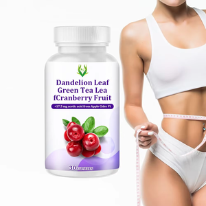 OEM ODM Adult Detox Capsules Apple Cider Vinegar Green Tea Leaf Dandelion Leaf Cranberry Fruit Herbal <b>Supplements</b> for Weight - Product Image 1