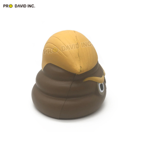 Unisex Squishy Cartoon Poop Anti-Stress <b>Balls</b> Kid's Promotional Foam PU Stress Toys Play <b>Squeezing</b> Customizable Logo - Product Image 3