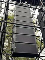 Système de sonorisation extérieur CVR PRO AUDIO 3 voies, Line Array, actif/passif, double woofer néodyme 15 pouces