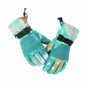 Gants de ski sur mesure pour hommes, bonne qualité, hiver, épais, imperméables, gants de snowboard, gants de sport en polyester, vente en gros - Product Image 1