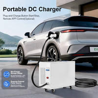 OLINK Nouvelle station de recharge mobile portable DC à entrée 380V, sortie 20kW-40kW CCS2 GBT, chargeurs rapides pour voitures électriques