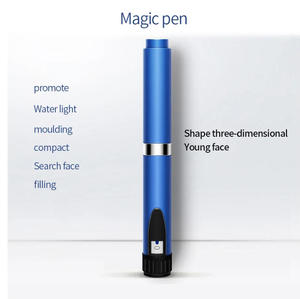 Envase cilíndrico metálico morado para suero de 3 ml con tapón de rosca para cuidado personal - Product Image 4