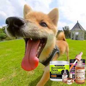 Wholesale High-Protein Pet Hip Joint Support Chews with Natural <b>Glucosamine</b> & Turmeric for Joint Protection Vitamins & Minerals - Product Image 5