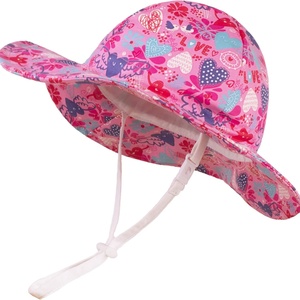 Travel UPF 50+ Bowknot Beach Sun Protection Adjustable Bucket Hats Adults (Rose <b>Red</b>)-Cycling Fishing Ski Unisex Four Seasons - Product Image 3