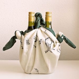 Tissu Furoshiki Japonais <span class=keywords><strong>en</strong></span> Coton Réutilisable pour Emballage Cadeau, Tissu d'Emballage Bento, Tissu de Transport, Tissu d'Emballage Furoshiki de Style Japonais - Product Image 2