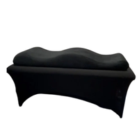 Surmatelas Confortable en Mousse à Mémoire de Forme pour Table d'Esthétique, Surmatelas Courbé pour Lit à Cils, Surmatelas pour Table d'Extension de Cils
