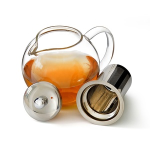 Thủy tinh ấm trà với thép không gỉ Infuser & nắp thủy tinh borosilicate trà nồi Stovetop an toàn ấm 34 oz - Product Image 5