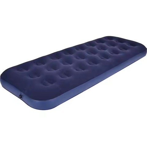 Portable Customized Flocking Blue Single Outdoor Tent Camping Hiking Home Inflatable Mattresses Air Bed