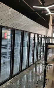 Panel de 120mm para el hogar, hoteles, uso en supermercados, puerta de vidrio calentada eléctricamente, cámara frigorífica comercial - Product Image 6