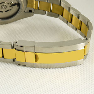 Reloj de Pulsera Dorado de Moda de Buena Calidad, Resistente al Agua, Movimiento NH35, Cristal de Zafiro, Reloj Mecánico Automático para Hombre - Product Image 4