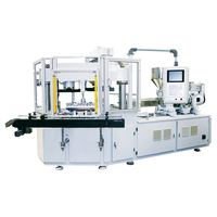 Máquina automática de moldeo por inyección y soplado de PE de alta precisión, eficiente energéticamente para HDPE PVC ABS EVA Preformas Motor PLC