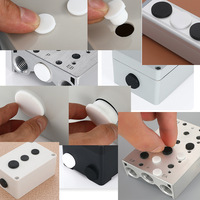 Bouchon conique en silicone souple et élastique en forme de T, résistant aux hautes températures, anti-collision, absorption des chocs, étanchéité, découpe