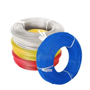 UL1198 24AWG PTFE high temperature wire silver plated flexible cheap copper cheap electrical wires and cables