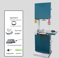 Scie à bois verticale automatique, scie à ruban efficace pour la coupe du bois, 110V/220V, garantie 1 an