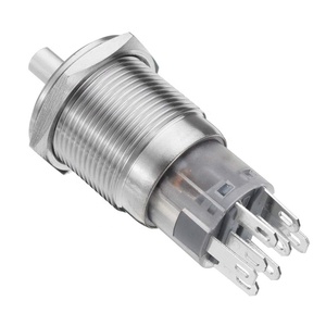 19mm <span class=keywords><strong>3</strong></span> स्थिति <span class=keywords><strong>12V</strong></span> रोटरी चयनकर्ता पुश बटन स्विच का नेतृत्व किया - Product Image 2