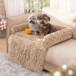 Sofá cama plegable personalizado para mascotas, sofá cálido de invierno de felpa para gatos, sofá suave y relajante para perros Kenne - Product Image 2
