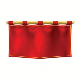 Drapeau de bannière médiévale et de la Renaissance sur mesure, 100 % polyester, imprimé et brodé, taille personnalisée pour drapeaux et bannières promotionnels - Product Image 4
