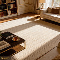 Tapis personnalisé LandScopeTech en mélange de laine de Nouvelle-Zélande, construction jacquard diagonale, hauteur de poils de 8 mm, doux et insonorisant