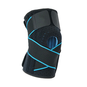 Rodillera de neopreno con malla para deportes al aire libre, senderismo y running, con pedido al por mayor y logotipo personalizado - Product Image 1