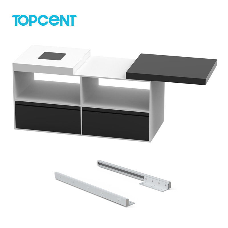 TOPCENT Functional Hardware Sliding Table Top