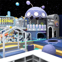 Équipement de jeu commercial personnalisé, aire de jeux intérieure avec fosse à balles et parcours d'obstacles pour centre commercial, parc d'attractions parent-enfant