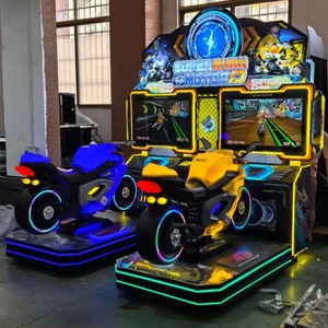 Most Popular Two-Person City Match Racing Simulator Coin-Operated <b>Arcade</b> Electromechanical Game Durable Metal Motorcycle - Product Image 5