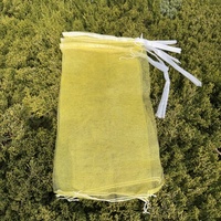 Sacs en plastique de maille d'emballage de marchandises agricoles de bonne ventilation avec le sac mono de maille de cordon