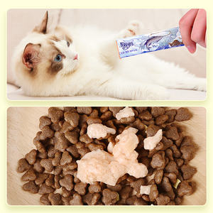 2023 superventas ODM/OEM Premium Nutrition Cat Therapy Stick comida húmeda crema líquida Snack múltiples sabores para personalización - Product Image 5