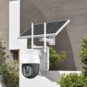 4MP <b>Wireless</b> Solar PTZ CCTV Outdoor <b>Camera</b> with 4G Dual Lens Monitoring Security Surveillance System - Product Image 6
