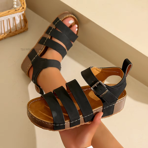 Women Summer Thick-Soled European American Roman <b>Sandals</b> New Open-Toe Platform <b>Sandals</b> - Product Image 1