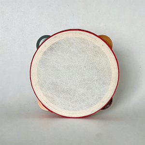Wholesale 6 Inch Single-Row Colorful Wooden Tambourine Orff Percussion Instrument <b>Hand</b> <b>Drum</b> Musical Toy Bring Joyful - Product Image 5