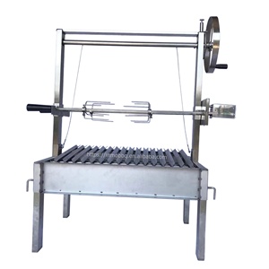 Parrilla de acero inoxidable para acampar al aire libre con kit de asador Parrilla de Santa Marial Parrilla Argentina - Product Image 4