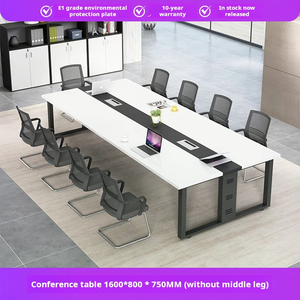 Mesa de Conferencia de Oficina Marca <span class=keywords><strong>XT</strong></span>, Mesa de Entrenamiento Larga, Diseño Moderno y Simple, Tipo Placa, Gran Tamaño, Embalaje en Correo de Guangdong - Product Image 4