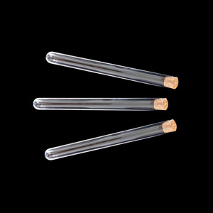 Tubes à essai rigides en plastique Tianhong 18x180mm, transparents, en PS, pour usage en laboratoire - Product Image 1