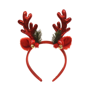 Vente en gros de bandes de <span class=keywords><strong>cheveux</strong></span> de Noël vente chaude mignon cloches en corne de <span class=keywords><strong>cerf</strong></span> bandes de <span class=keywords><strong>cheveux</strong></span> roses étincelantes - Product Image 5