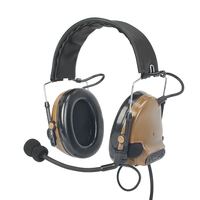 Z-TAC Taktis CII |   Headset dengan Peredam Kebisingan ENC Bahan ABS Cetakan Khusus untuk Aksesori Helm Taktis