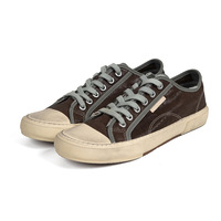 Chaussures d'été décontractées en toile à lacets Vente en gros Chaussures unisexes montantes personnalisées en cuir de cheval Chaussures en toile pour hommes