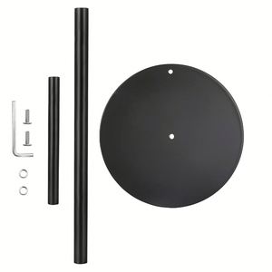 Support de Rouleau d'Essuie-Tout de Cuisine 2026 Noir en Acier Inoxydable Premium avec Base Lestée pour Comptoir - Product Image 3