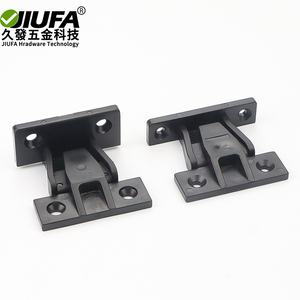 Connecteurs de meubles Jiufa, supports d'angle en plastique réglables pour armoires et meubles, 20 pièces - Product Image 1