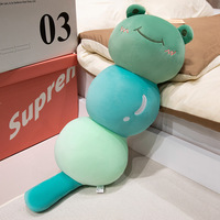 Coussin long créatif et mignon en forme de lapin, design animal, coussin poupée bonbon, meilleurs cadeaux pour enfants et adultes, adorables coussins-poupées
