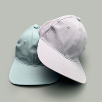 Nouvelle casquette de baseball ajustable en PVC à séchage rapide avec ouverture magnétique arrière pour queue de cheval, visière pare-soleil unie pour femme