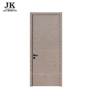 JHK-FC01 <span class=keywords><strong>Marco</strong></span> de <span class=keywords><strong>Puerta</strong></span> de Madera Impermeable para Villa Moderna con Puertas Dobles de Vidrio y Diseño de Chapa de Madera - Product Image 1