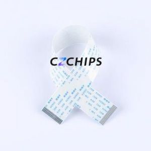 HX FFC-1.0-18P-200mm FFC Cable (Flexible Flat Cable) P=1mm Connector 18P 1mm 0.3mm Non-Inverting - Product Image 2
