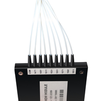 Technologie optique CWDM avec emballage ABS, 2, 4 ou 8/16 canaux, Mux/démux vers le bas