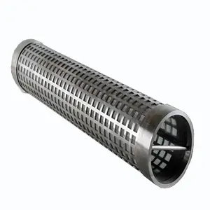 Cylindrical Stainless Steel 304 Perforated PipeStainless Steel Perforated Tubestainless steel perforated pipe