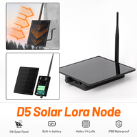 Répéteur radio solaire Heltec V4 D5L-H2, nœud de maillage Lora avec GPS BLE pour application IOT Meshtastic /Meshcore 868mhz 915mhz