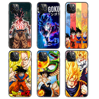 Benutzer definierte gedruckte Goku Silikon Handy hülle für Samsung A50 A70 Mobile Cover Hülle für iPhone 12 7/8 11 XS X XR Coque