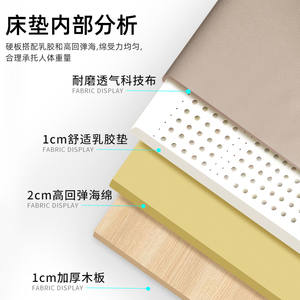 Latex Built In Hidden <b>Folding</b> Bed With <b>Desk</b> Wardrobe Cabinet Extendable Murphy Bed - Product Image 1