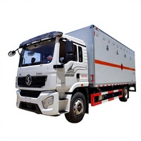 Camión de Transporte de Mercancías Peligrosas SHACMAN 4X2, Vehículo para Transporte de Productos Inflamables y Explosivos para Minería, Camión de Transporte Pesado de ANFO